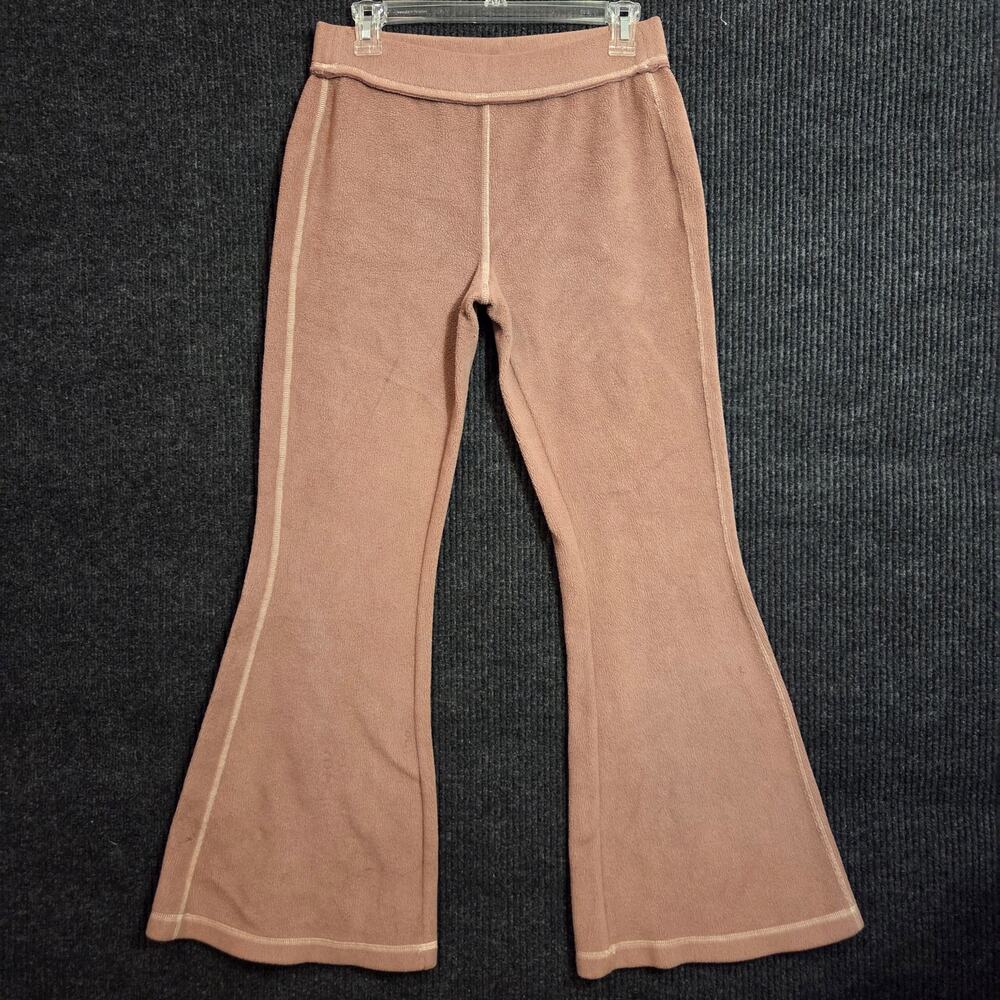 Urban Outfitters Out From Under Bethany Fleece Flare Pants Dusty Rose Medium